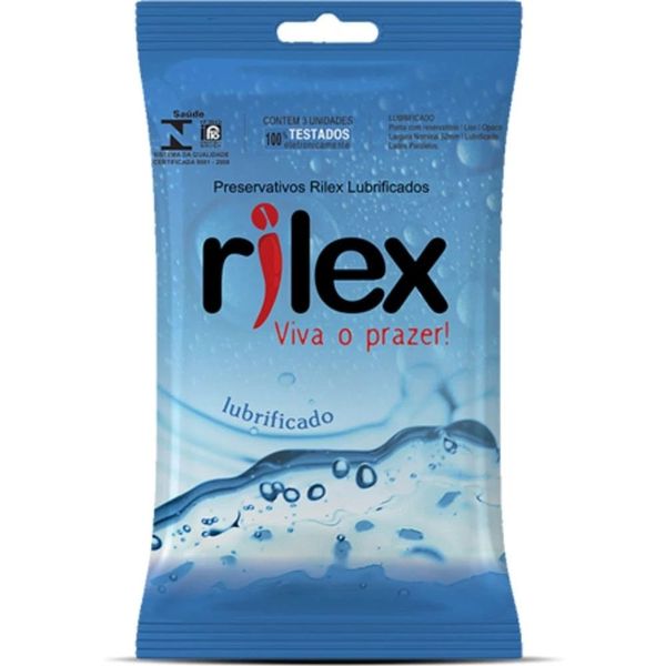 Preservativo Rilex Lubrificado 3 Unidades