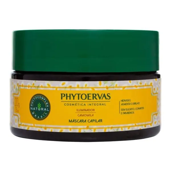 Máscara Capilar Phytoervas Iluminadora Camomila 220g MASC CAB PYTHOERVAS 220G ILUMINADOR CAMO