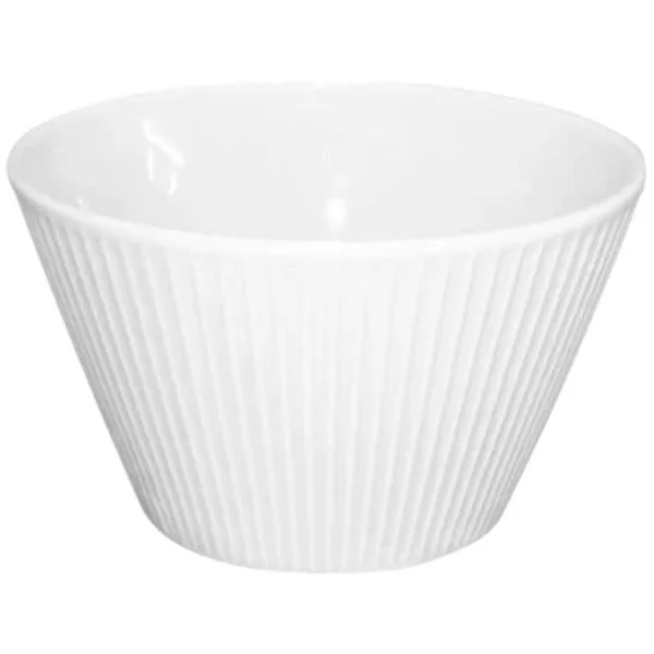 Tigela De Porcelana Watts Listras Cinza Pequena 333604 (MP)