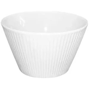 Tigela De Porcelana Watts Listras Cinza Pequena 333604 (MP)