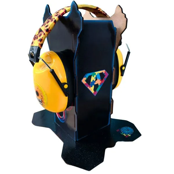Abafador de Barulhos 22 Db Infantil Yellow + Suporte Decorativo