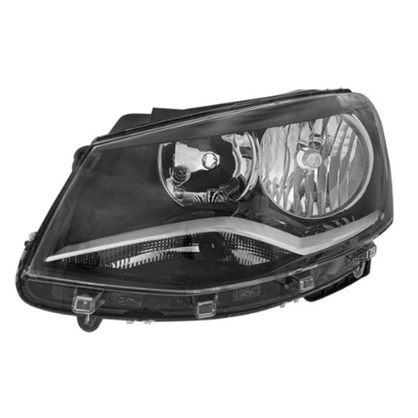 Farol Original Volkswagen Mascara Negra Gol/saveiro/voyage G6 2013 A 2016 Novo Esquerdo