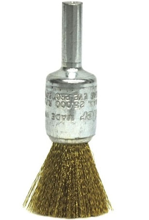 Escova Pincel Aço Ondulado 12mm Fio 0,20mm 2500RPM 10158 - Weiler