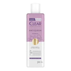 Shampoo Clear Derma Solutions Antiqueda 300ml