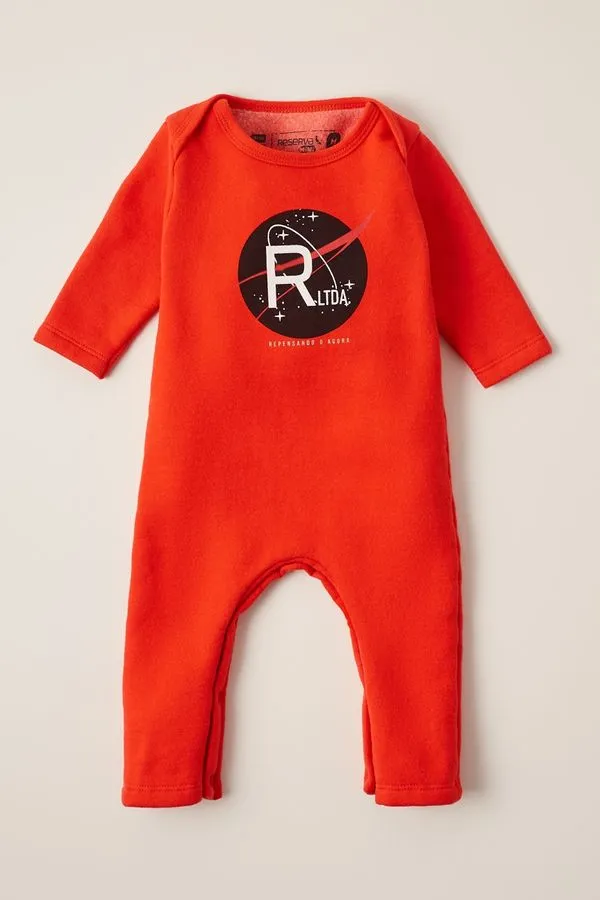 Macacão Bebê Estampa R Ltda Vermelho - M