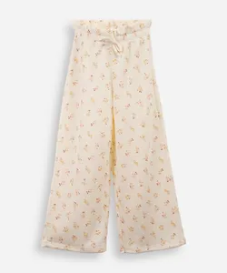 calça infantil liberty estampada bege 10