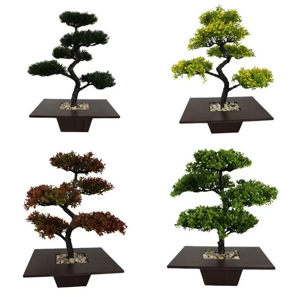 Vaso Arranjo Bonsai Marrom Sortido Tamanho G DF13 - Dila Flores