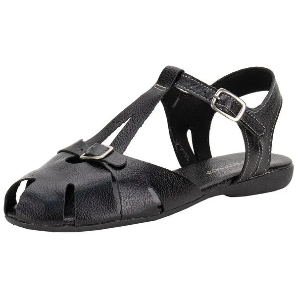 Sandália Feminina Flat Miss Western 1172 PRETO 35
