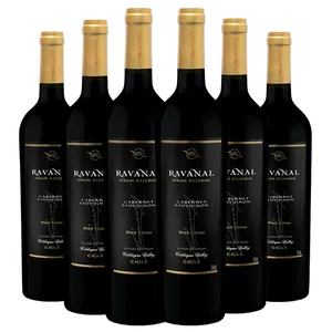 Kit Caixa Fechada 6 Garrafas Vinho Ravanal Gran Reserva Cabernet Sauvignon
