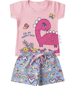Conjunto Infantil Menina Curto Interativo Select Rosa 3
