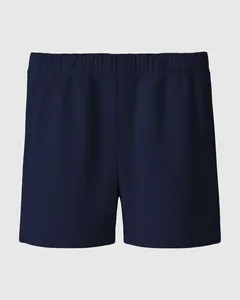 Shorts Infantil Menina Cós Elástico Em Algodão Malwee Kids Azul Escuro - 4