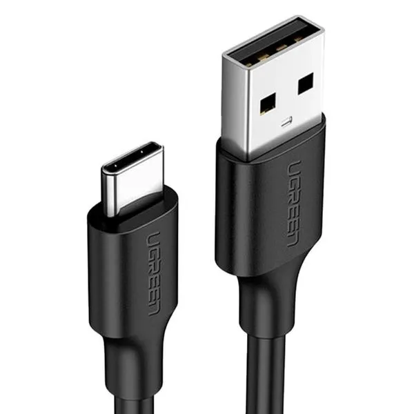 Cabo Ugreen USB 2.0 Para USB-C 3M US287 Preto (MP)