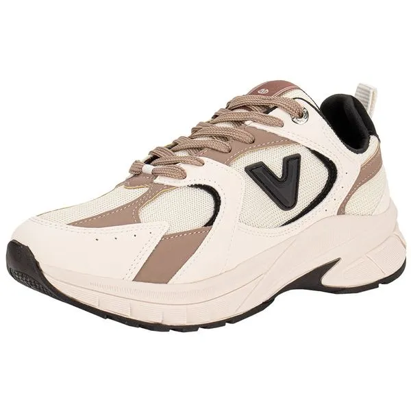 Tênis Feminino Chunky Via Marte 240008 BEGE/PRETO 35