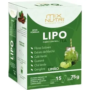 Chá Mix Nutri Lipo Fiber Control TEA Sabor Limão 75g