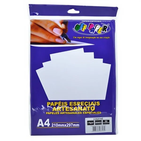 Papel Off Paper Couché Branco 170G Com 50 Folhas (MP)