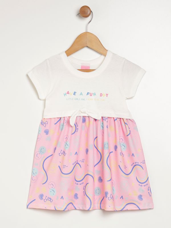 Vestido Infantil Para Menina - BEGE 2