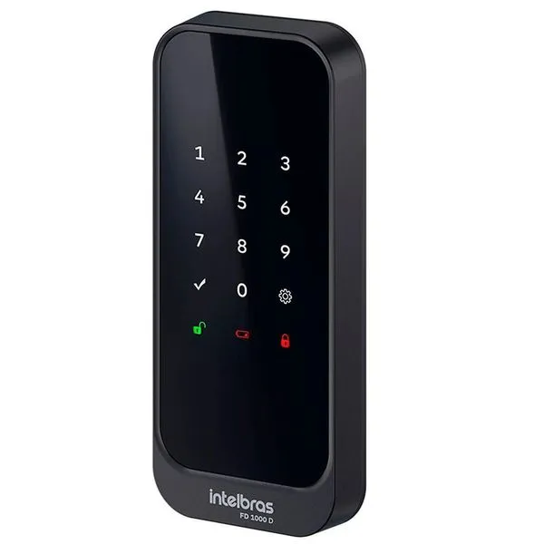 Fechadura Digital de Sobrepor FD 1000 D Acionamento por Senha Touch para Porta Residencial Preto Intelbras Fechadura Digital de Sobrepor FD 1000 D por Senha Touch Residencial Preto Intelbras