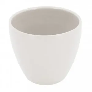 Vaso Genoa Cerâmica Ts Brasil Branco Fosco 16 cm