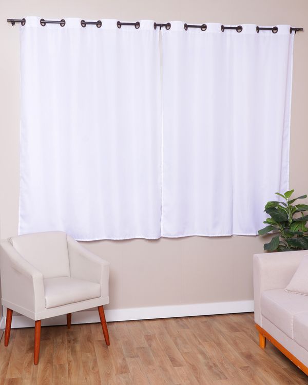 Cortina Isabel 1,80m x 2,00m Branyl Branco UN