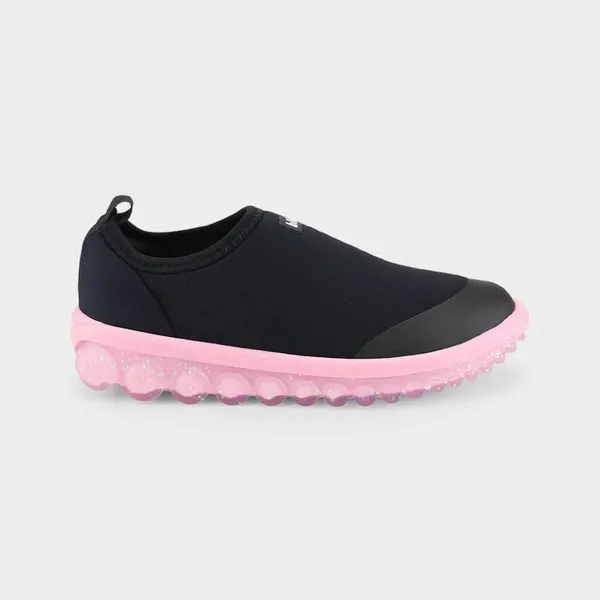 Tênis Infantil Bibi Roller 2.0 Preto com Rosa e Glitter 23