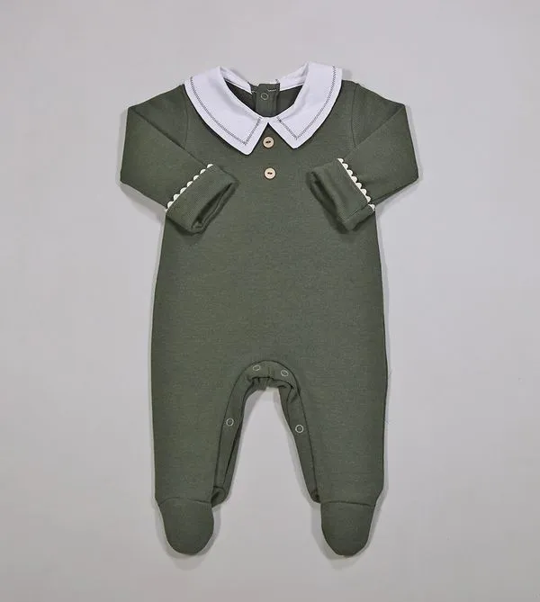 Macacão Tricot Dino - DR05 Verde - M
