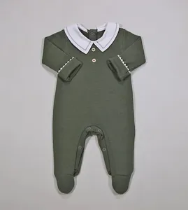 Macacão Tricot Dino - DR05 Verde - M