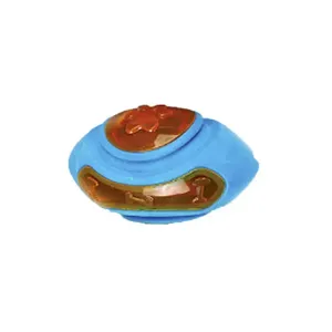 Brinquedo Mordedor Nave Espacial Tex Pets Azul e Laranja Único