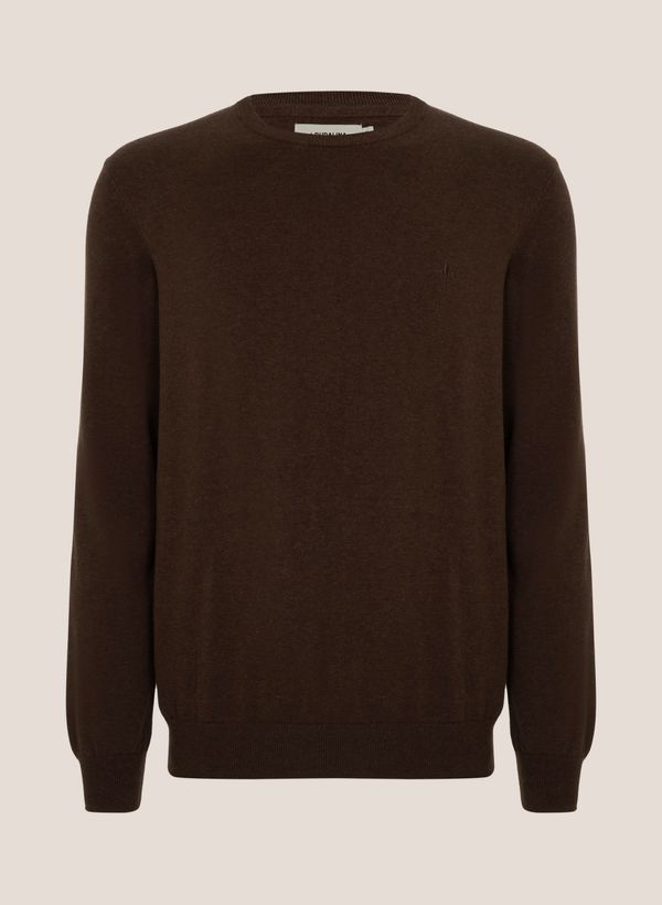 Suéter Tricot Básico Melange Dudalina Masculina GG