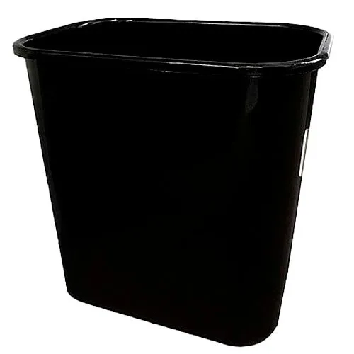 Lixeira Retangular Maxcril 12,5L Preto (MP)