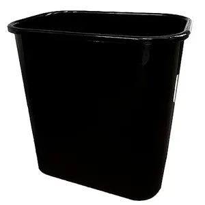 Lixeira Retangular Maxcril 12,5L Preto (MP)