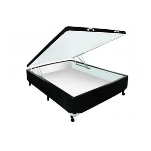 Cama Box Baú Casal Courano Black New (138x188x35) - Castor