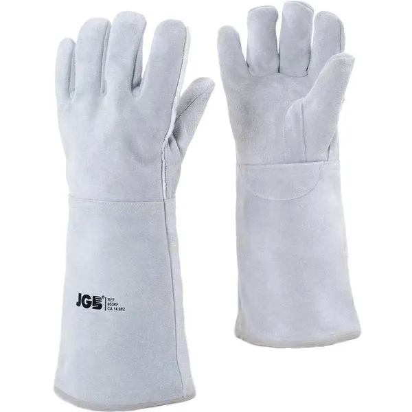 Luva Raspa para Soldador 20cm Forrada em Algodão 053-RF - Jgb