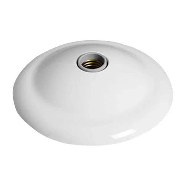 Plafonier Decorado 100w Plástico Branco 250v - Ilumi