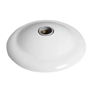 Plafonier Decorado 100w Plástico Branco 250v - Ilumi