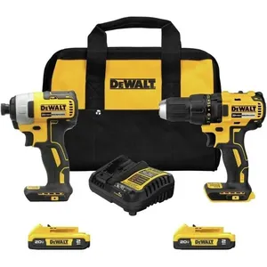 Furadeira DEWALT 3 Peças Amarelo DCK277D2 A-BI Furadeira DEWALT 3 Peças DCK277D2 Amarelo A-BI