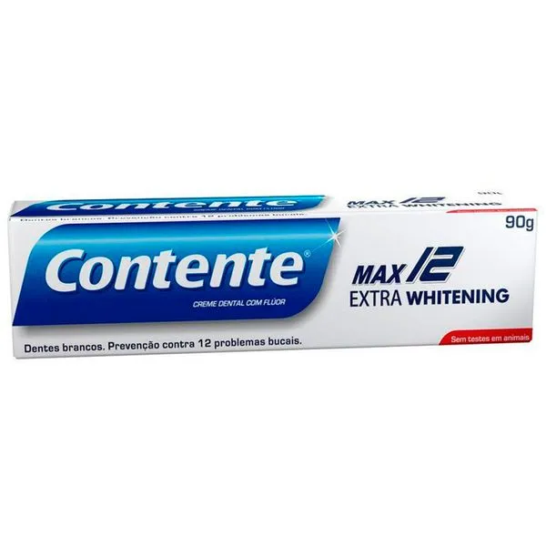 Creme Dental Contente Max 12 Extra Whitening 90g