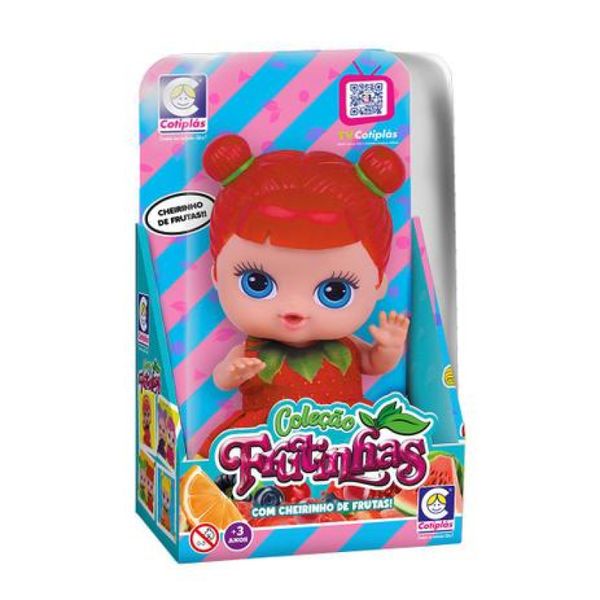 Boneca Frutinhas Morango - Cotiplás -