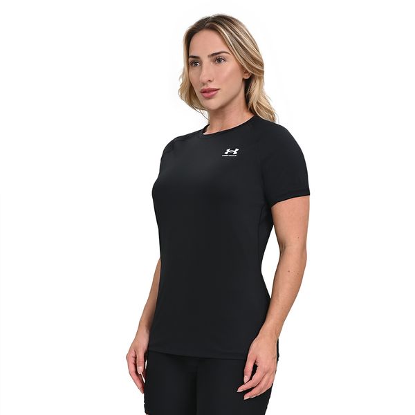 Camiseta de Compressão Feminina Under Armour HeatGear Authentics 2GG Preto