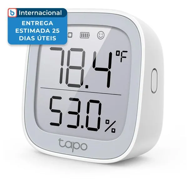 Monitor de Temperatura e Uminade Tapo 2.7" Tapo Branco T315 A-MBI