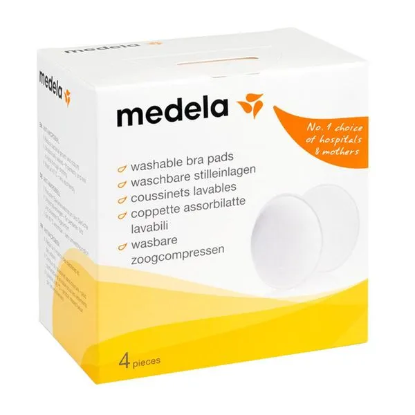 Absorventes Para Seios Laváveis C/4 Medela