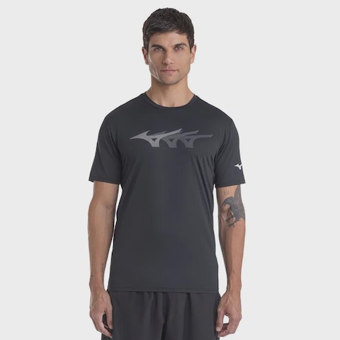 Camiseta de Corrida Mizuno Focus Stamp Masculino