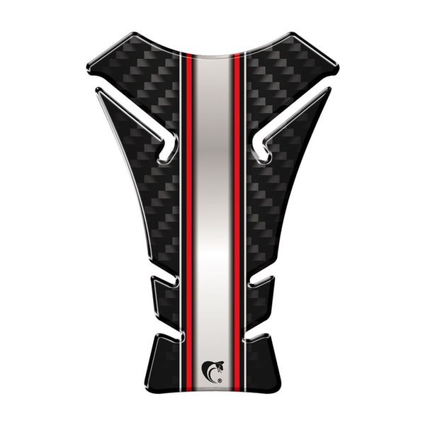 Adesivo Protetor de Tanque Moto Resinado 3D Universal Preto Resistente a Riscos e UV Carbono Adesivo Protetor de Tanque Moto Resinado 3D Universal Preto Carbono