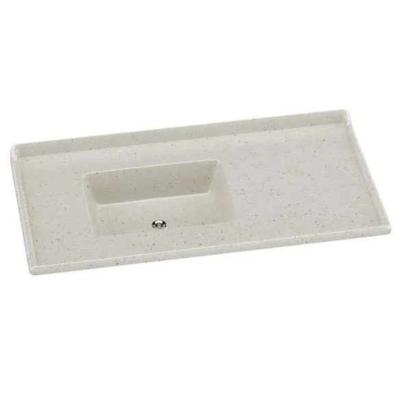 Pia Mármore AJ Rorato Sintético Granitada 100x53cm Standard Travertino (MP)