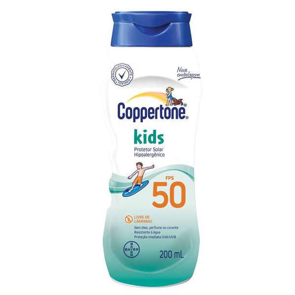 Protetor Solar Coppertone Kids Fps 50 200 ml