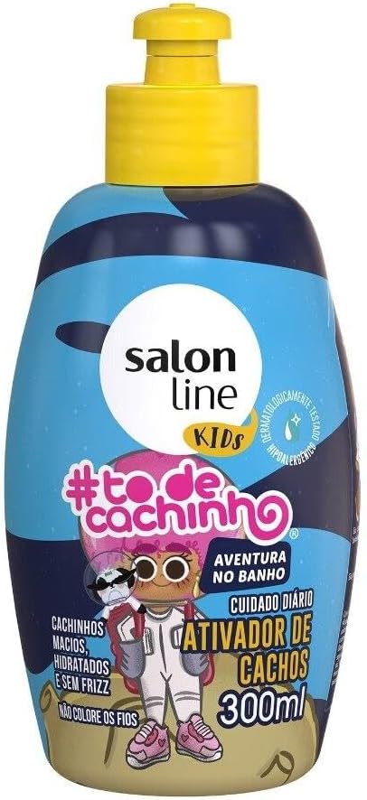Ativador de Cachos Todecacho 300ml Liberado Salon Line Kids - Hidrata e Define Ativador Cacho Salon Line Kids Liberado #Todecacho 300Ml