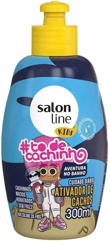 Ativador de Cachos Todecacho 300ml Liberado Salon Line Kids - Hidrata e Define Ativador Cacho Salon Line Kids Liberado #Todecacho 300Ml