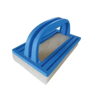 Escova Para Piscina Passe Limp Netuno Limpeza De Bordas Azulejos Fibra Sintética Pegador Ergonômico