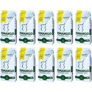 Kit 10 Erva Mate de Chimarrão 1kg Tradicional Suave com Açúcar Ximango