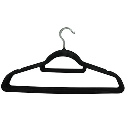 Conjunto de Cabides 5 Peças Latcor Preto LSV011