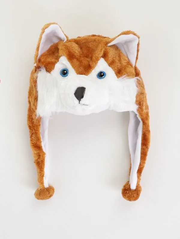 Gorro Animais 3D Infantil - MARROM